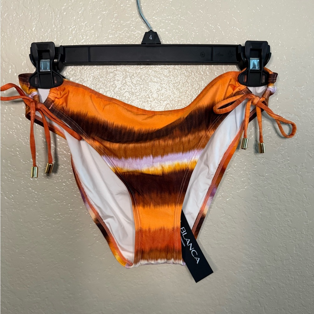 NWT La Blanca Orange Bikini Bottom - Picture 3 of 6